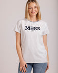 Moss Bee Tee Grey Marle