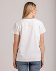 Moss Tee - Queen Bee | White