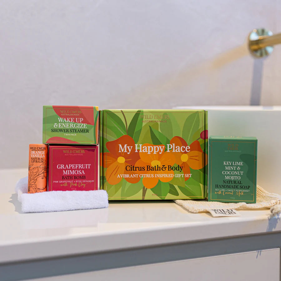 Happy Place - Citrus Bath + Body Gift Set