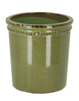 Flower Pot - Glazed Green