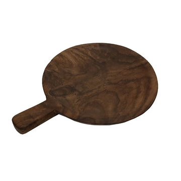 Teak Round Platters