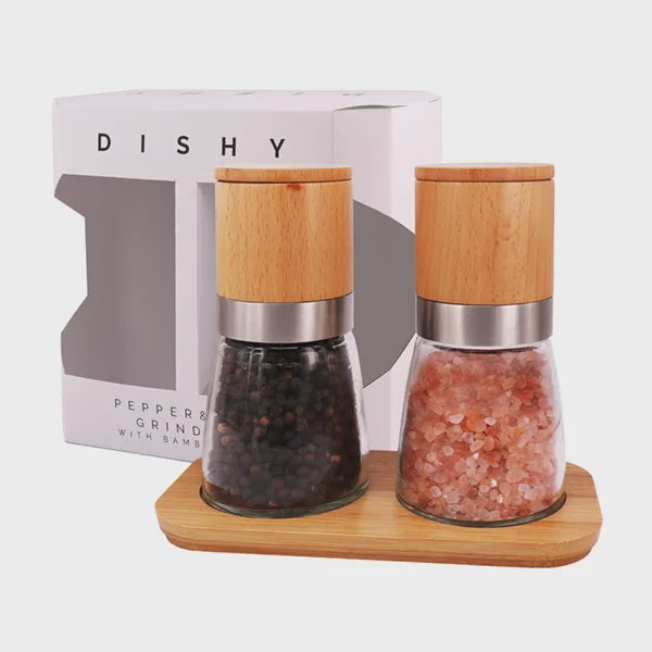 Salt + Pepper Grinder Set - Dishy Bud