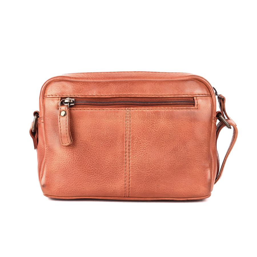 Leather Bag - Burnie | Cognac