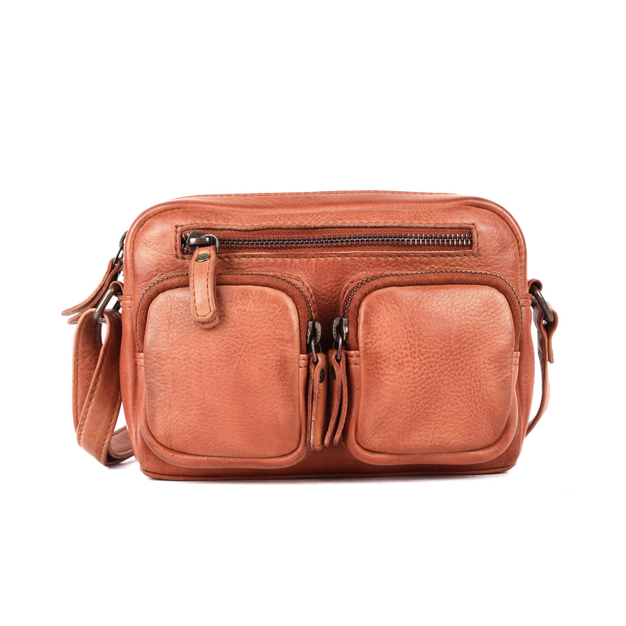 Leather Bag - Burnie | Cognac