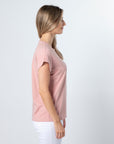 Rose Cuff 100% Cotton Tee by Stella & Gemma 