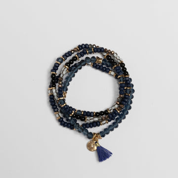 Stella and Gemma Bracelet Set - Navy