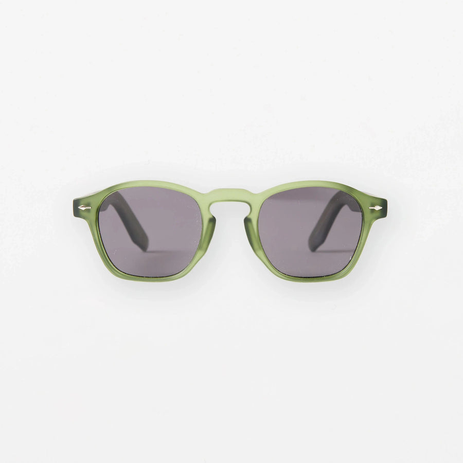 S+G Sunglasses - High Line Transparent Matt Green