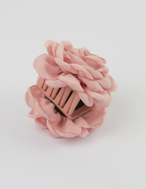 S + G Hair Claw - Fabric Rose - Blush