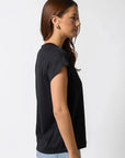 Stella and Gemma california black tee