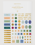 Functional sticker sheets by Bespoke Press