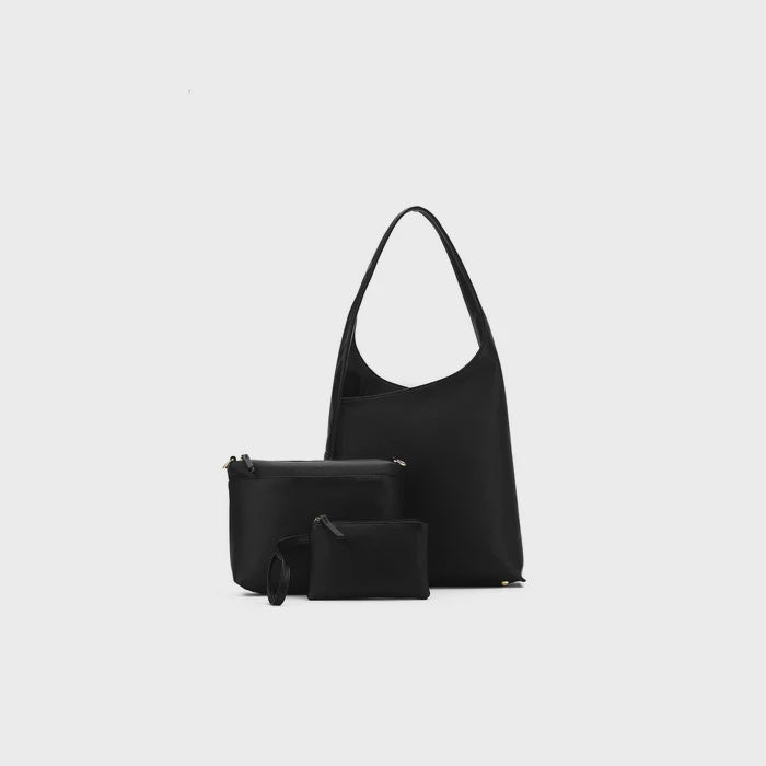 Sara 3 piece handbag - Black by Black Caviar