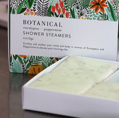 Botanical Shower Steamers - Eucalyptus + Peppermint (Box of 4)