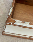 Wooden Tray - Rustic with White