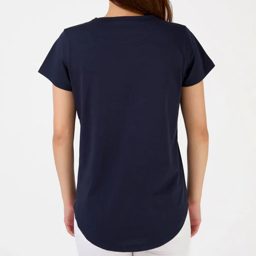 Stella + Gemma Tee - Navy Icon Stripe