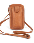 Leather Bag - Taint Mobile + Crossbody Bag | Camel