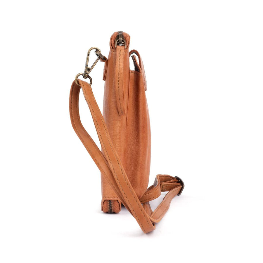 Leather Bag - Taint Mobile + Crossbody Bag | Camel