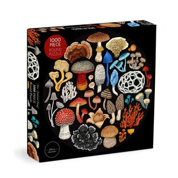 Wolfkamp + Stone - Fungi Round Puzzle (1000pc)