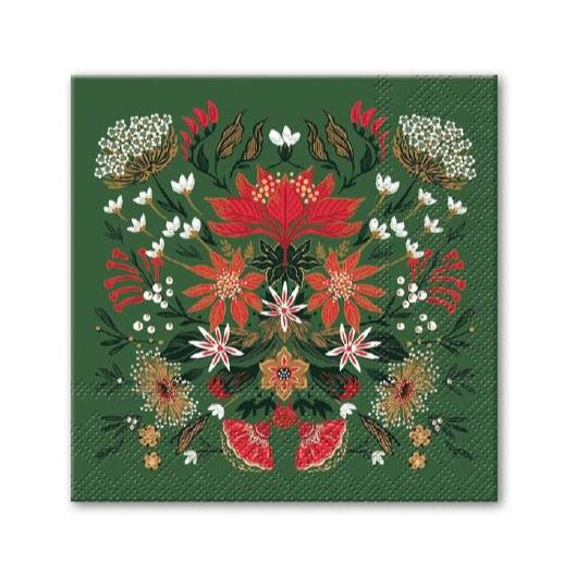 Christmas Napkin - Punch Studio Garden | Luncheon Napkin