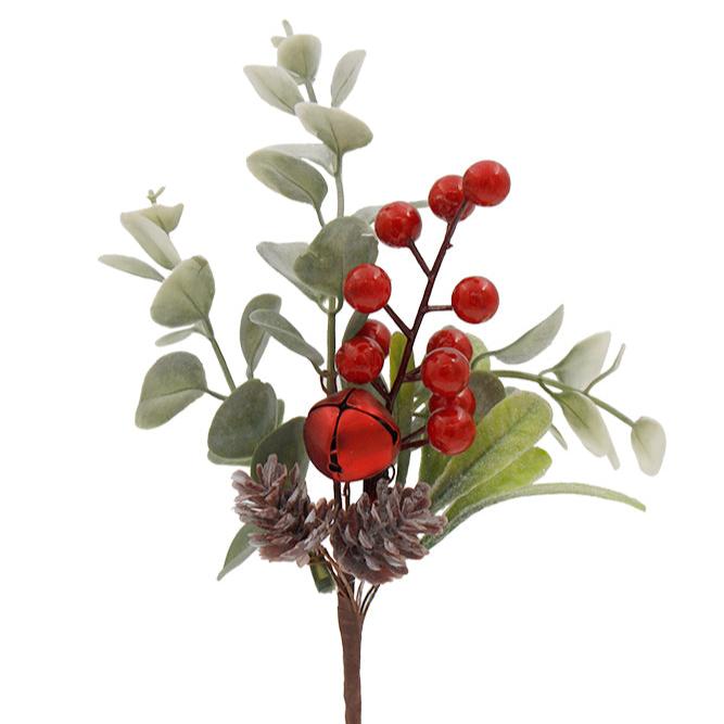 Christmas - Eucalyptus Pinecone Red Berry Pick