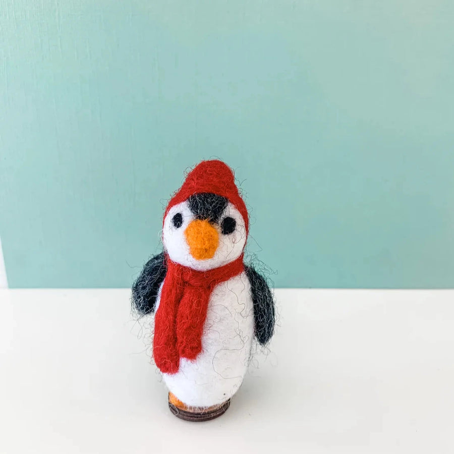 Xmas Penguin Red