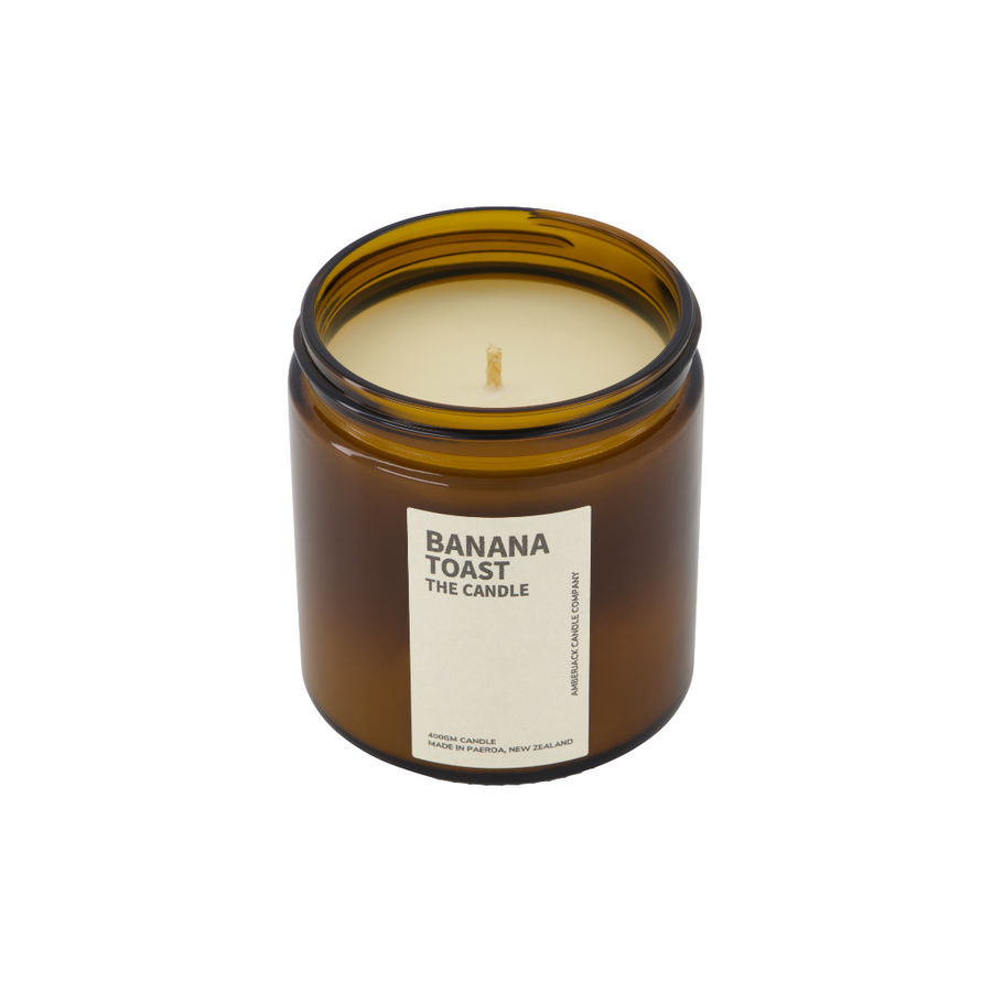 amberjack banana toast large candle