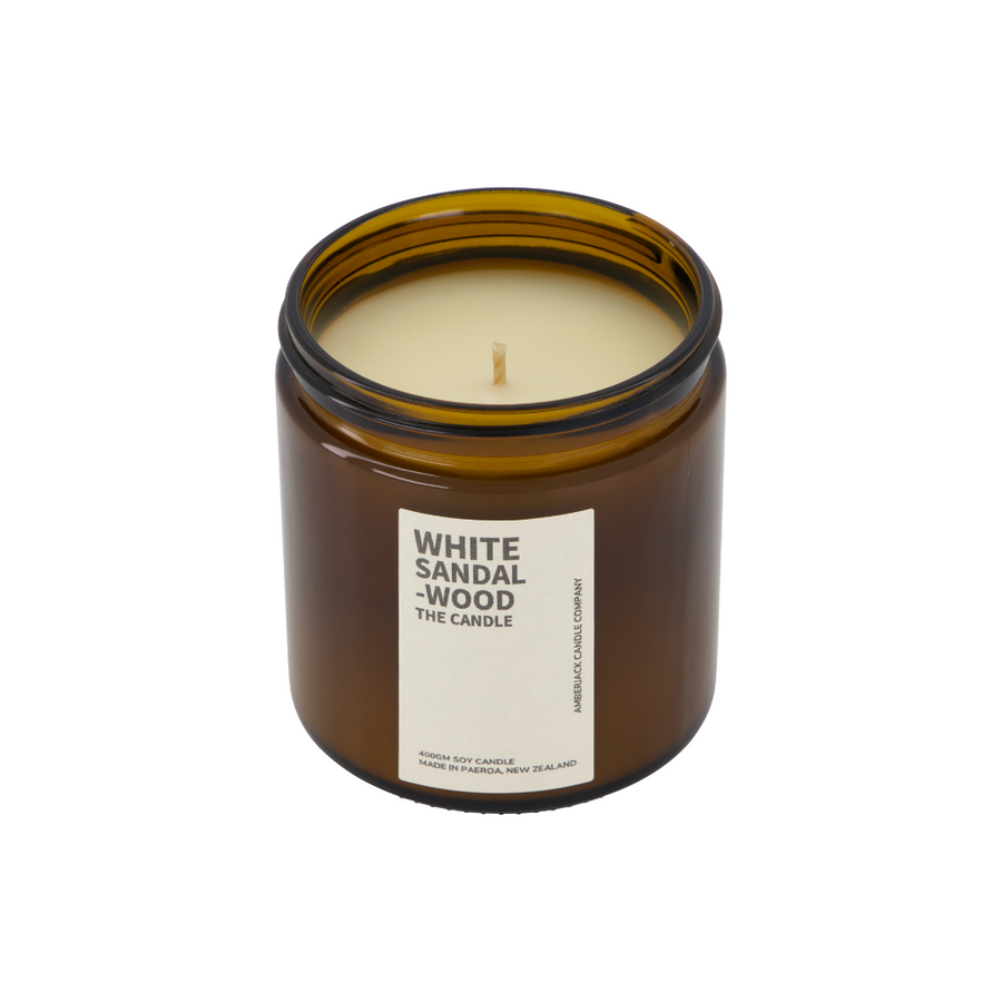 amberjack white sandalwood large candle