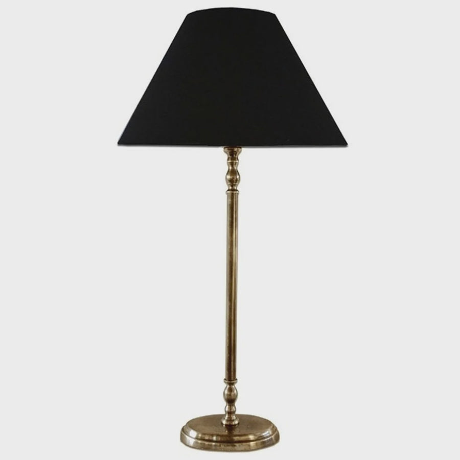 Lyon Oval Tall Lamp Base - Antique Brass Finish