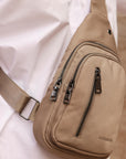 Boyd Nylon Sling Bag - Beige