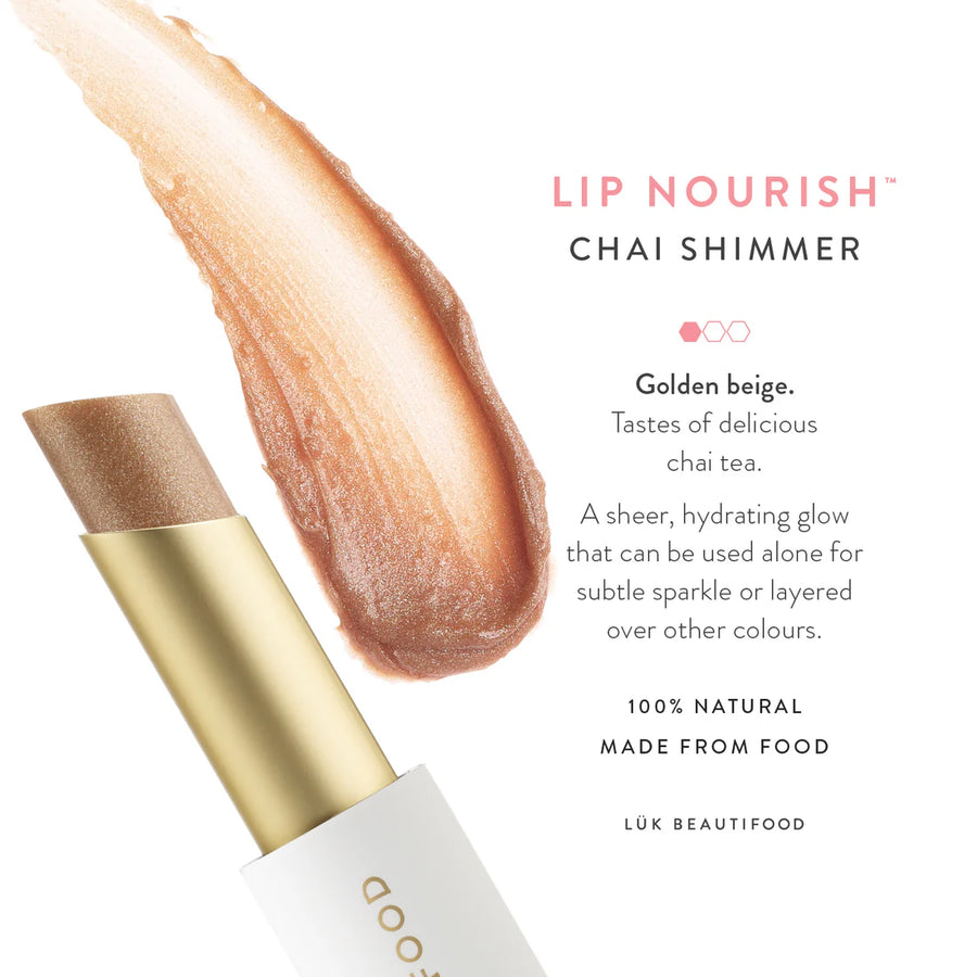 Luk Beautifood Lip Nourish - Chai Shimmer