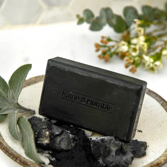 Sage & Charcoal Natural Soap by Raine & Humble