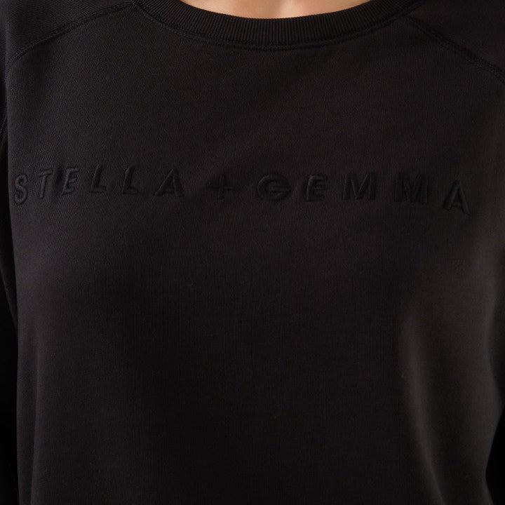 Stella + Gemma Classic Sweater - Black Logo