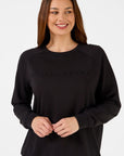 tella + Gemma Classic Sweater - Black Logo