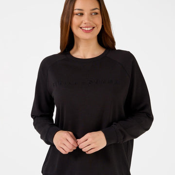 tella + Gemma Classic Sweater - Black Logo