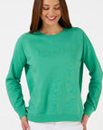 Stella + Gemma Classic Sweater - Mint Logo