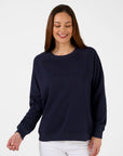 Stella + Gemma Classic Sweater - Navy Logo