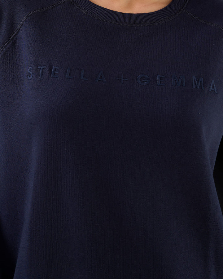 Stella + Gemma Classic Sweater - Navy Logo