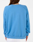 Classic Sweater logo Sky by Stella + Gemma 