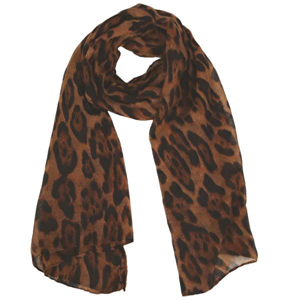 Cheetah Scarf - Mocha