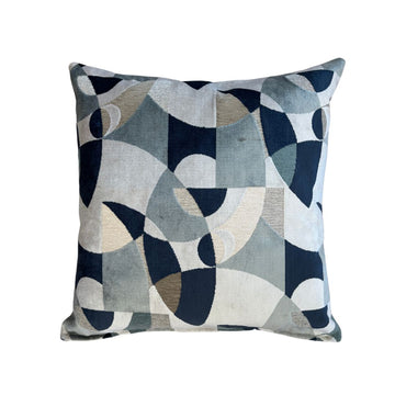 Velvet Geo Cushion - 50cm