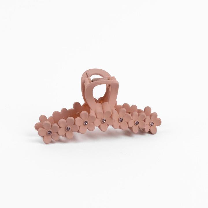 S + G Hair Claw Grip - Flowers | Antique Rose