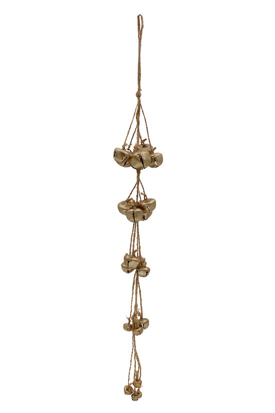 Jingle Bells Hanging Cluster - Gold 