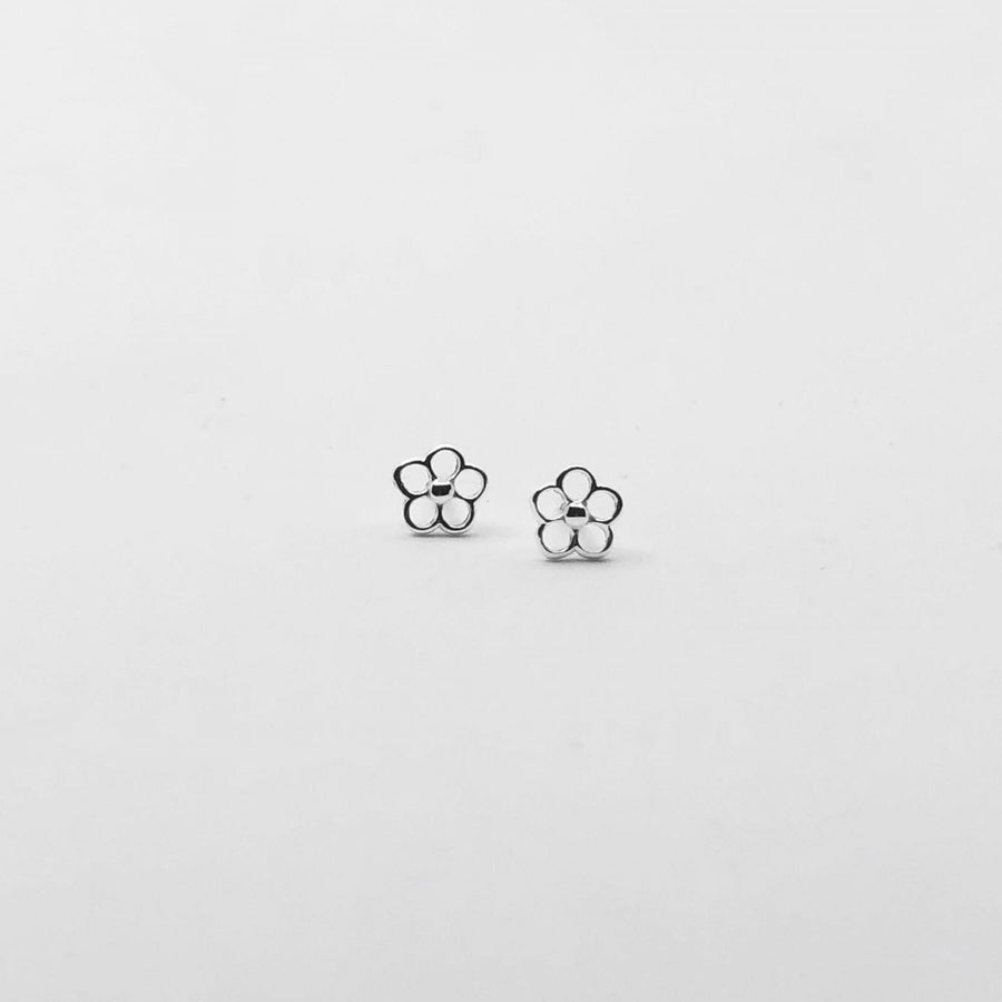 Sterling Silver - Little Flower Stud