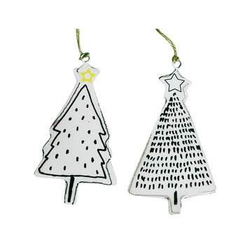 Christmas Decoration - Tin Trees