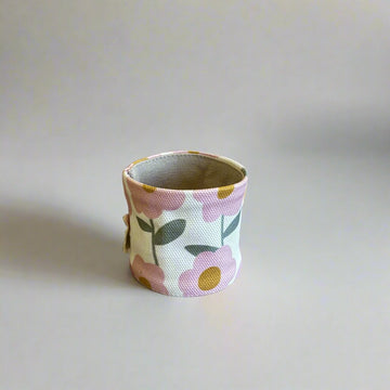 Canvas Planter Mini - Pink Peony