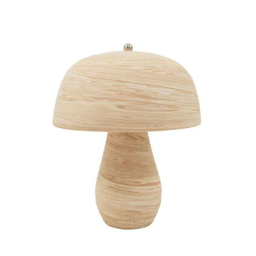 Mushroom Lamp - Terracotta Swirl