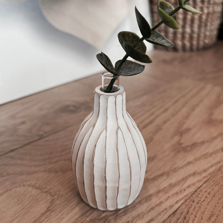 cammie wooden vases small