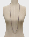 Cinnamon Petite Pearl Necklace - Long