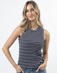 S+G Rachel Tank - Navy + White stella and gemma