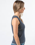 S+G Rachel Tank - Navy + White stella and gemma