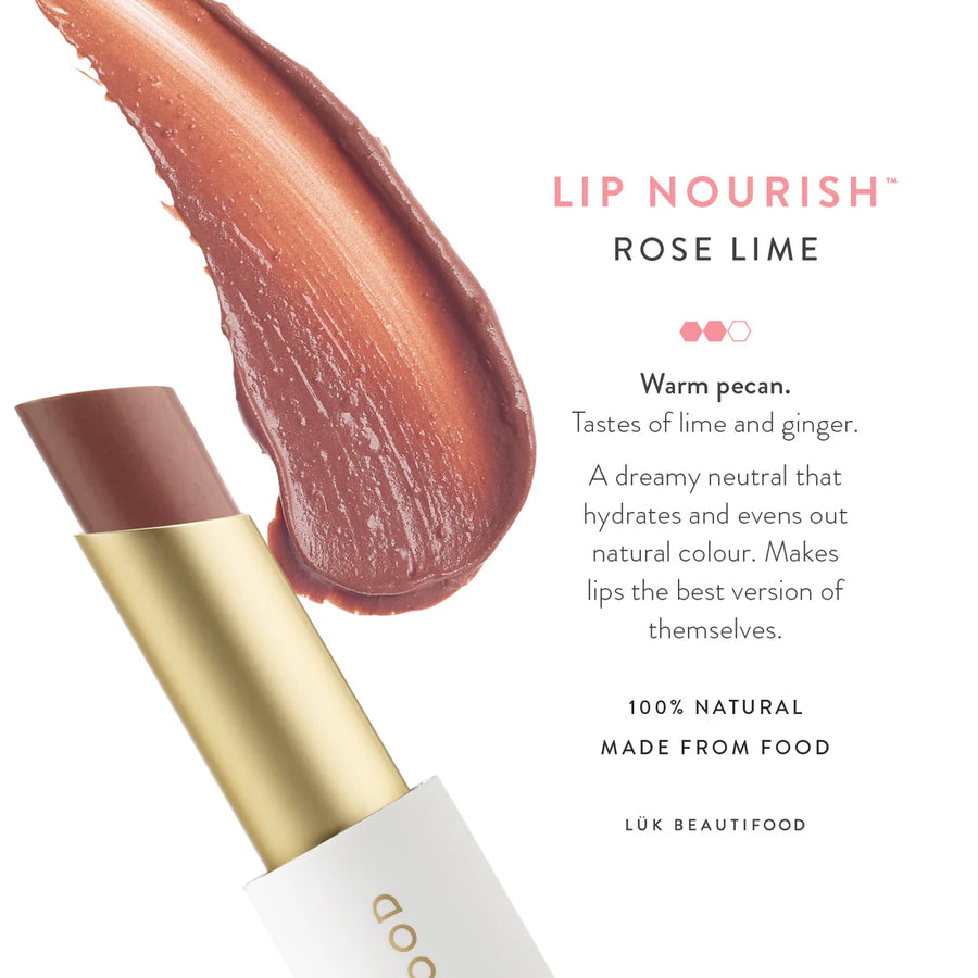 Luk Beautifood Lip Nourish - Rose Lime